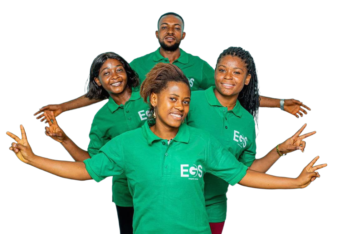 L'équipe Evergreen Services SARL, votre partenaire de confiance à Kinshasa.